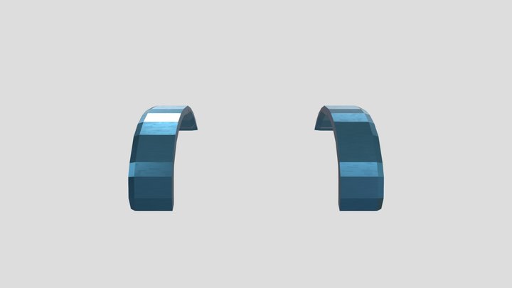 model T wheel rim rear 3D Model