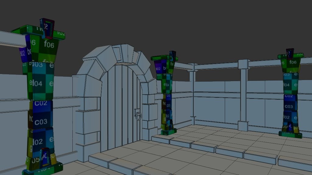 UV 001 Stone Pillar