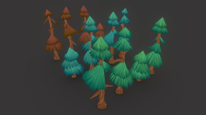 Pine Collection 3D Model