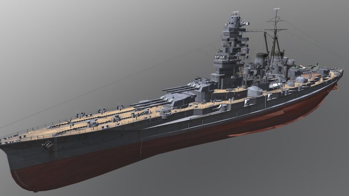 Kongo Class Modernization 3D Model