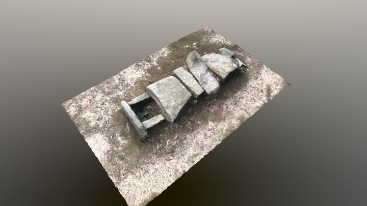 浅川３号墳の組合式石棺 3D Model