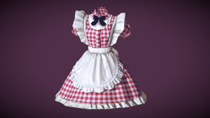 Lolita Dress 3D Model