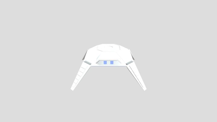Futuristic Drone PBR 3D Model