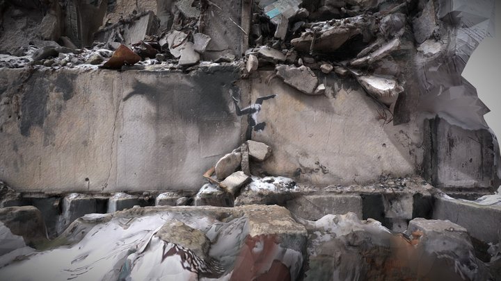 Banksy_балерина 3D Model