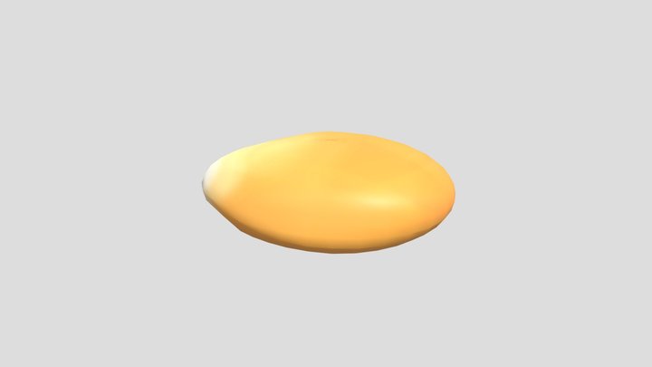 Hant-Painted Corn kernel 3D Model