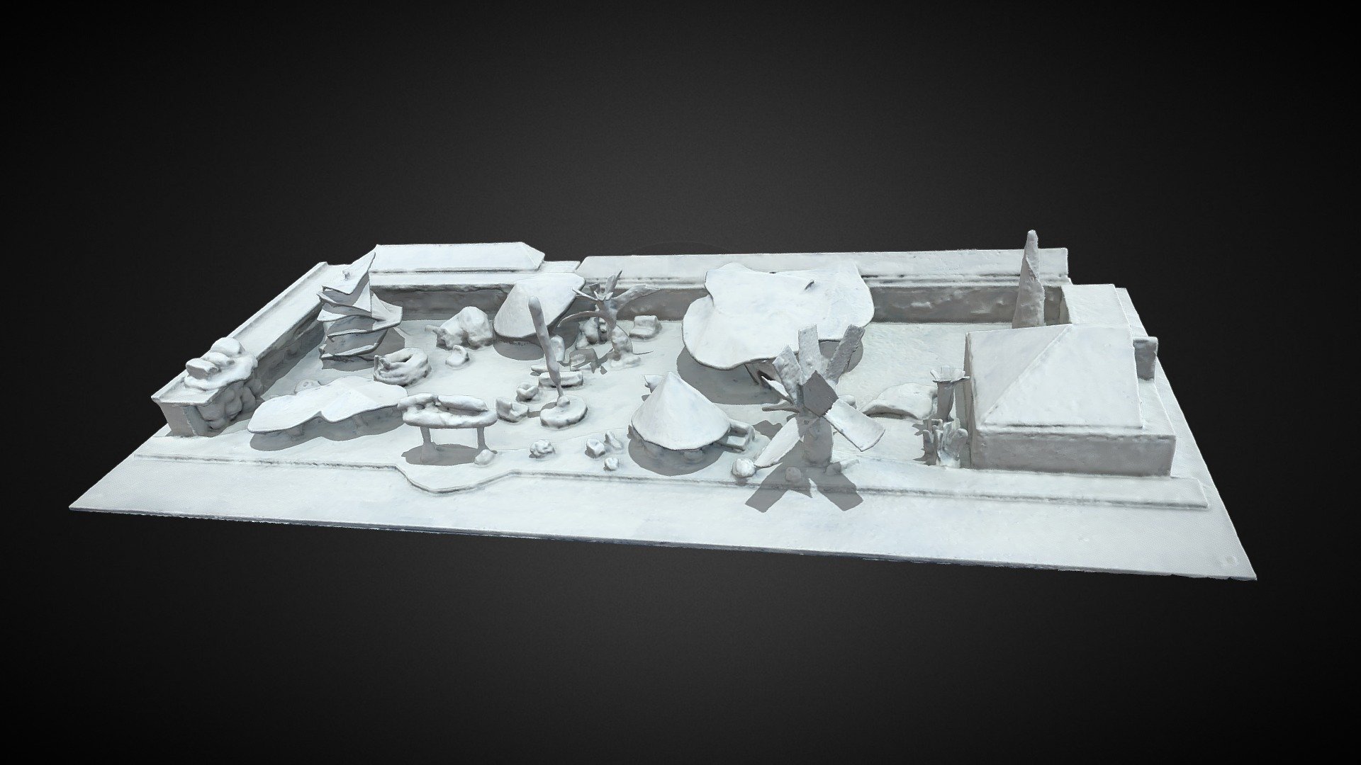 Maquette parvis Ecole Voltaire