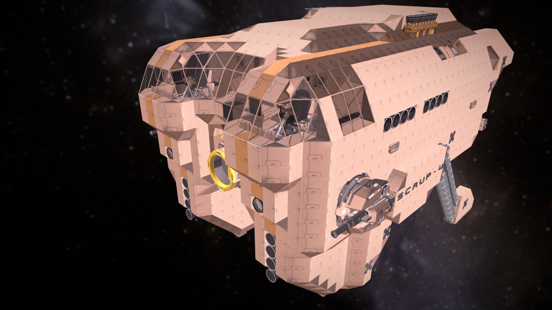 [UHI] SC-4 Scaup-4 (extended) — Sketchfab embed 3D viewer