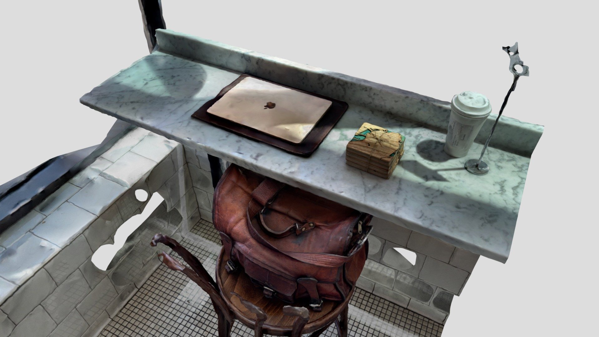 My working spot at Tatte Cafe and Bakery