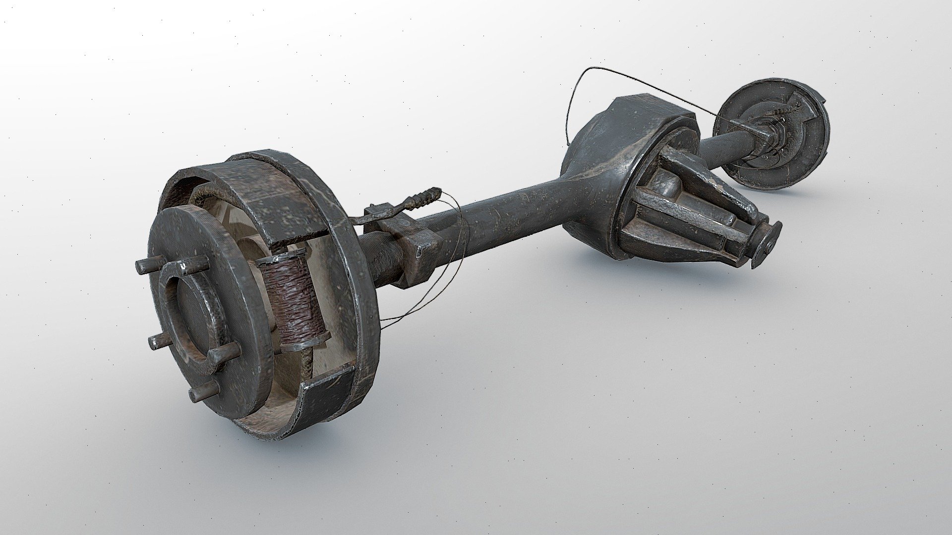 Задний мост москвича - Download Free 3D model by ankamaryika [0ac4c70 ...