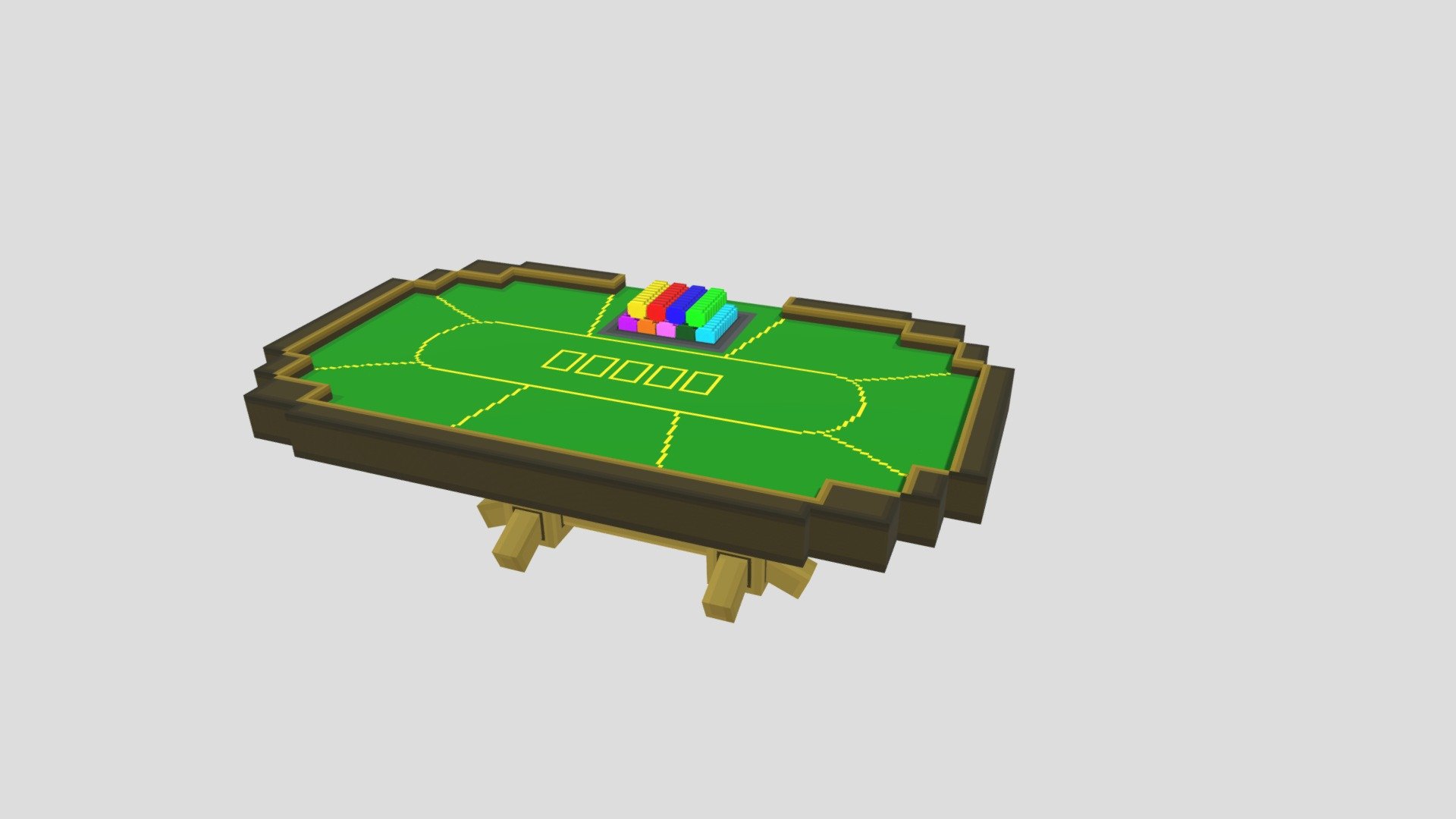 Poker table (Minecraft item) - 3D model by MineShimado (@myshimado ...