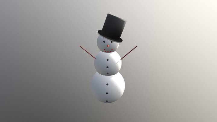 Snowman Sultan Sahlabji 3D Model