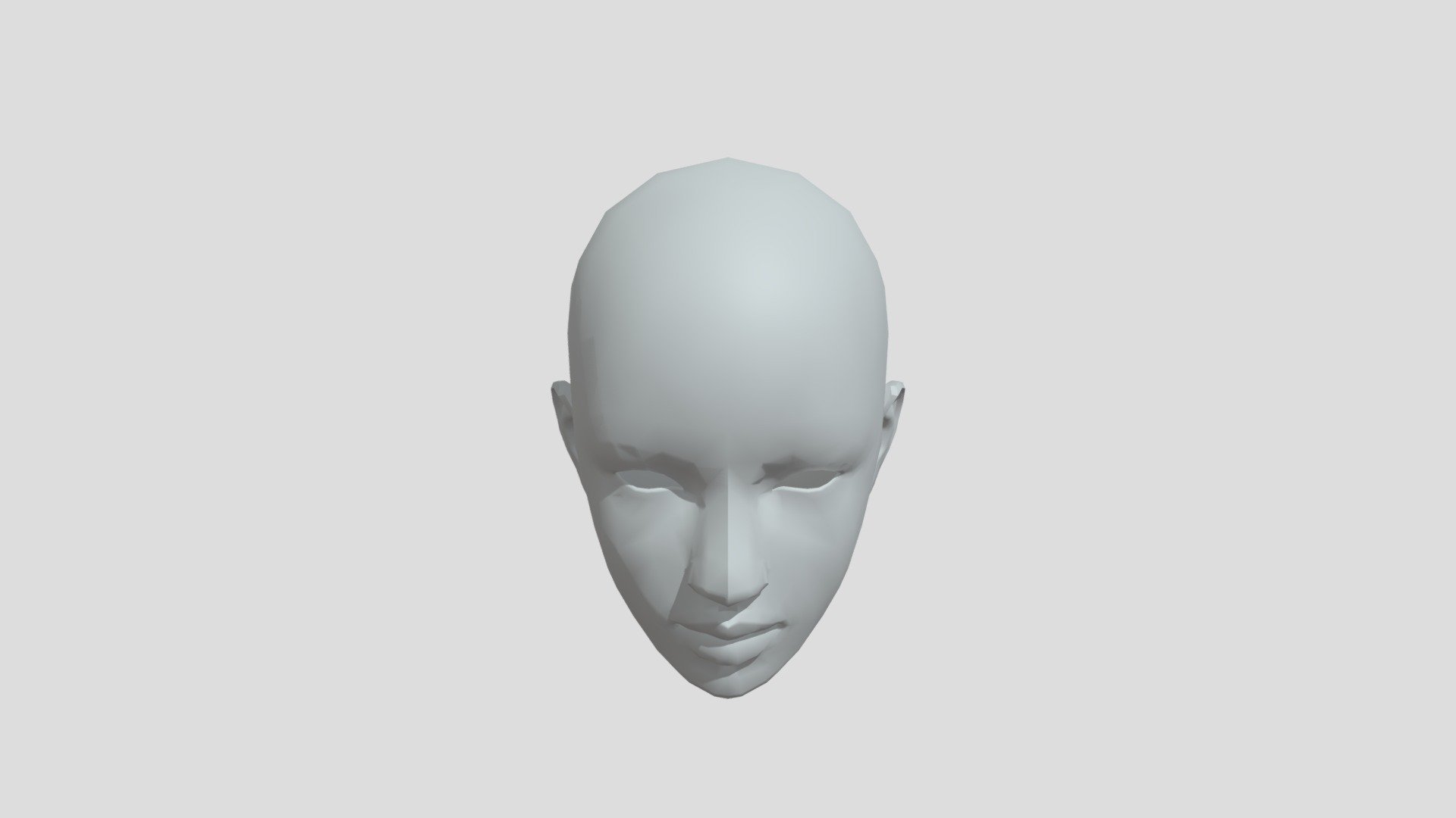 Lowpolyhead - 3D model by hai9597 [0ac7f65] - Sketchfab