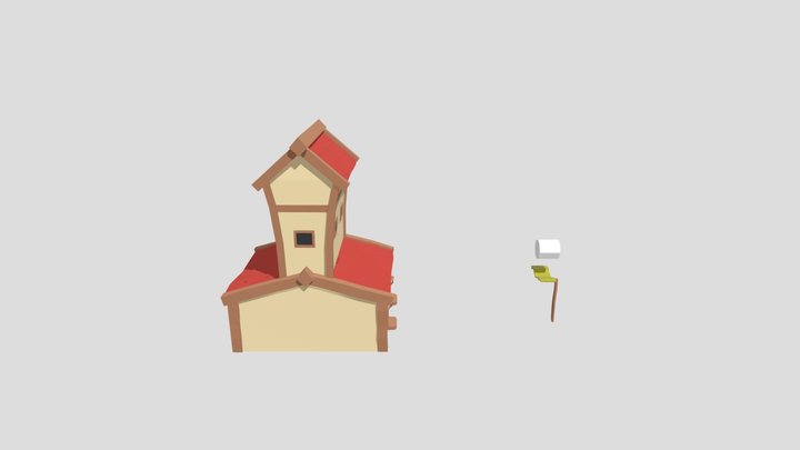 TallLargeHouse 3D Model