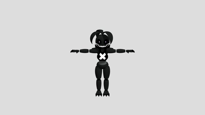 Shadow Chica FNAFSFM1 3D Model
