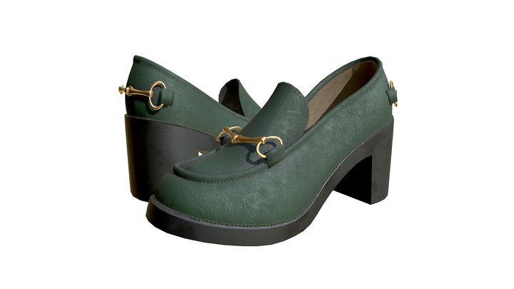 Heels Shoes 3D Model