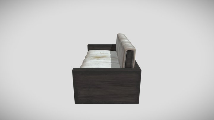 Dirty Couch 3D Model