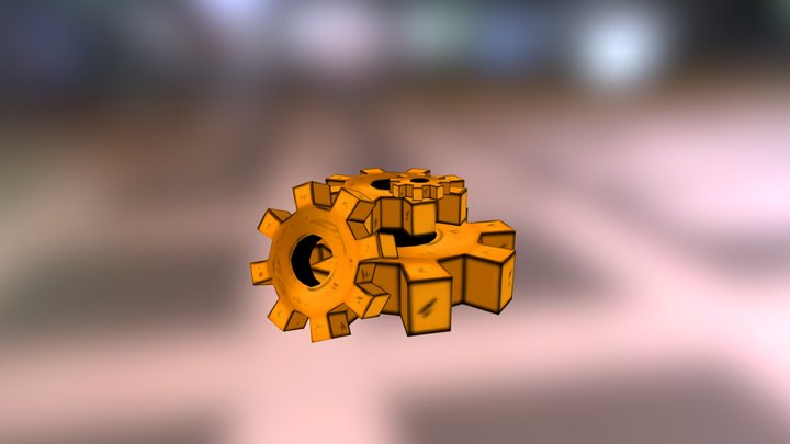 Bundle of Cogs 3D Model