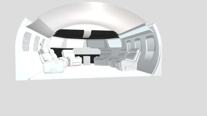 Avião export 3D Model