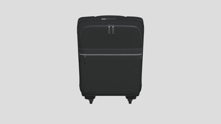 Modern Travel Trolley Bag 3D Model