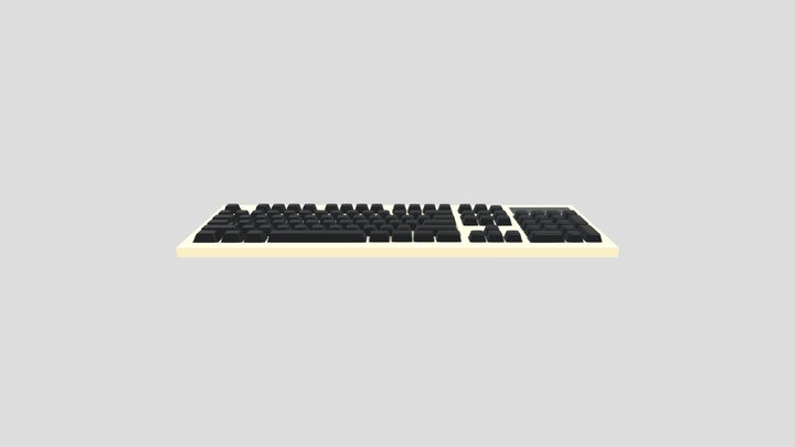 Keyboard 3D Model