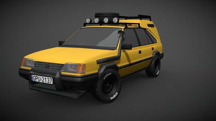 FSO Polonez 1500 - NFS ProStreet Pepega Edition - 3D model by Vapordude  (@Vapordude) [3f76ef5]