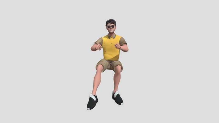 Air crew 3D Model