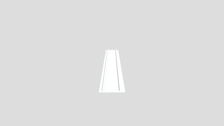Train Track (Simple) 3D Model