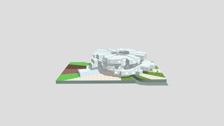 学生寮2 3D Model