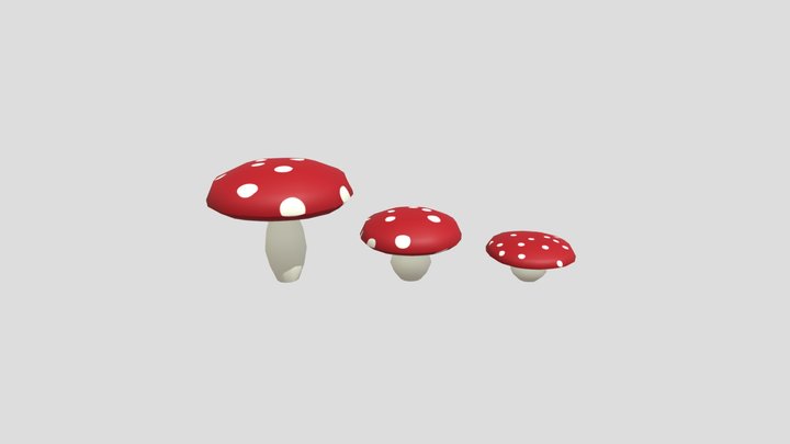 Sprout: Mushrooms 3D Model