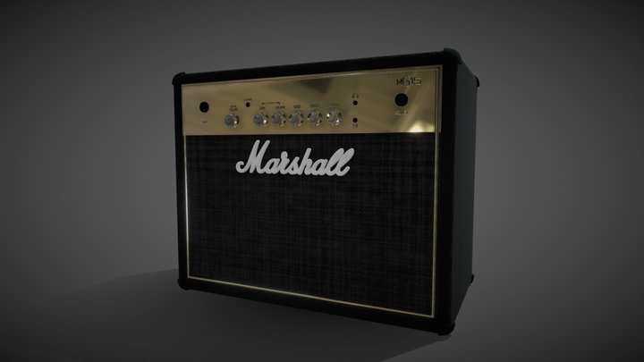 Marshall Amp 3D Model