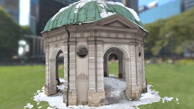 Temple de Diane 3D Model
