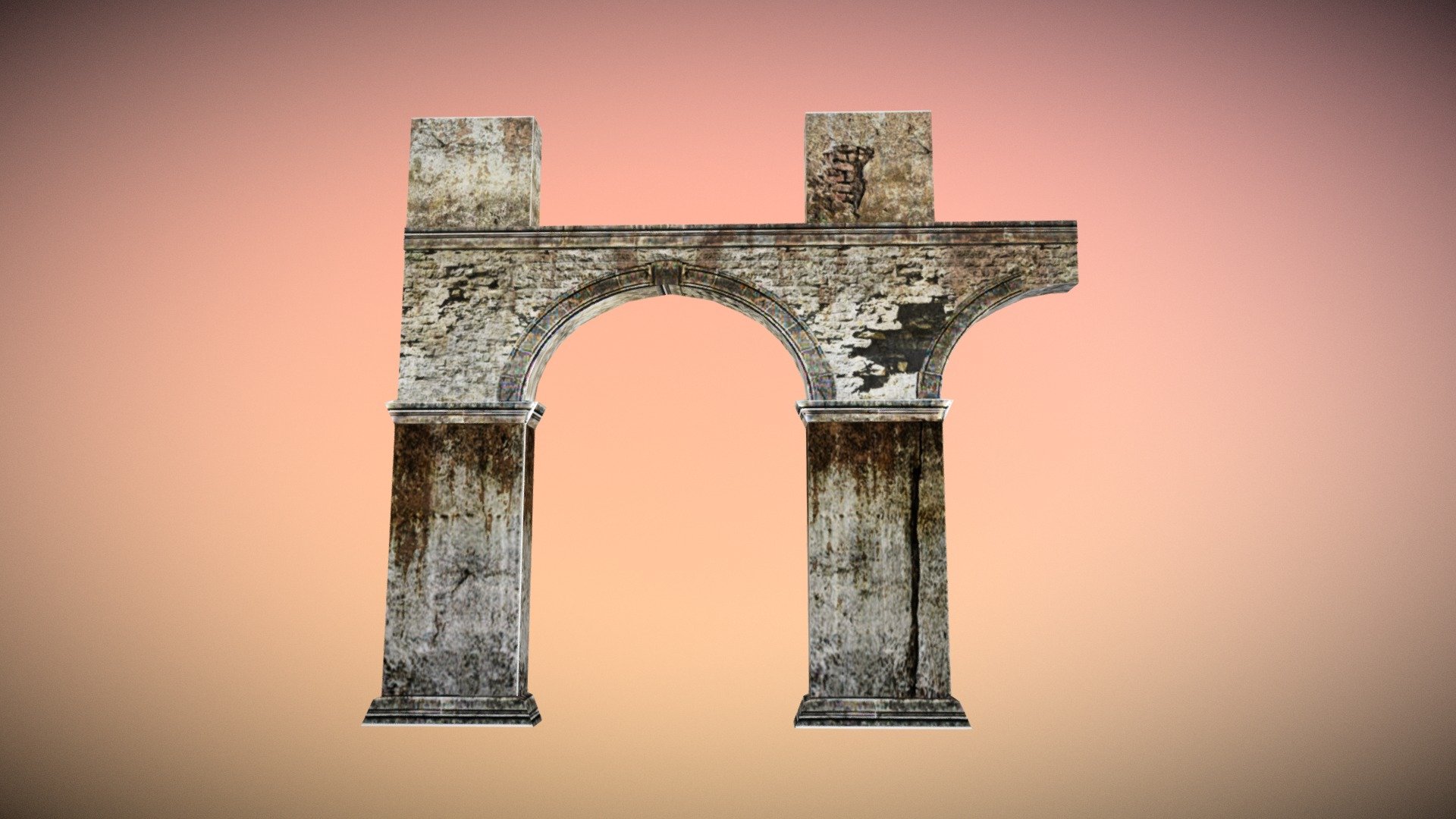 Stone Archway - 3D model by spiderlili (@spiderlily) [0acf6ce] - Sketchfab