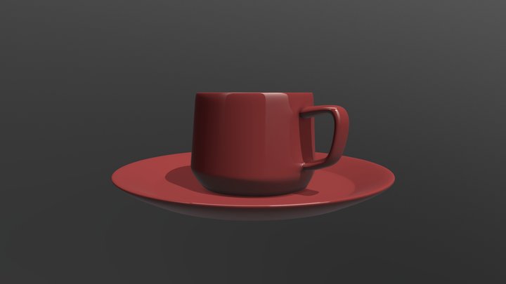Modern Coffee Mug 3D Model