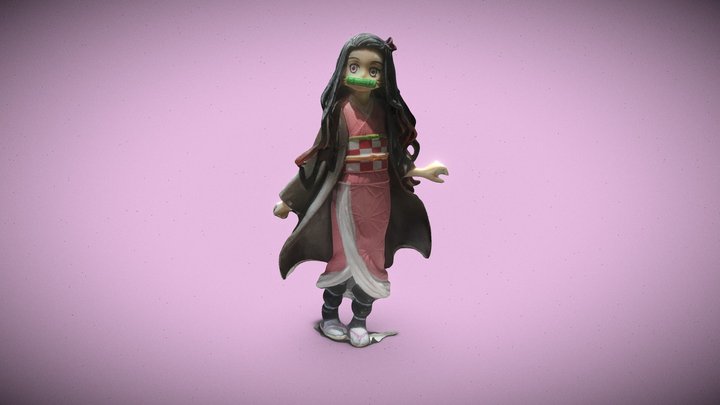 Nezuko Kamado from Demon Slayer 3D Model