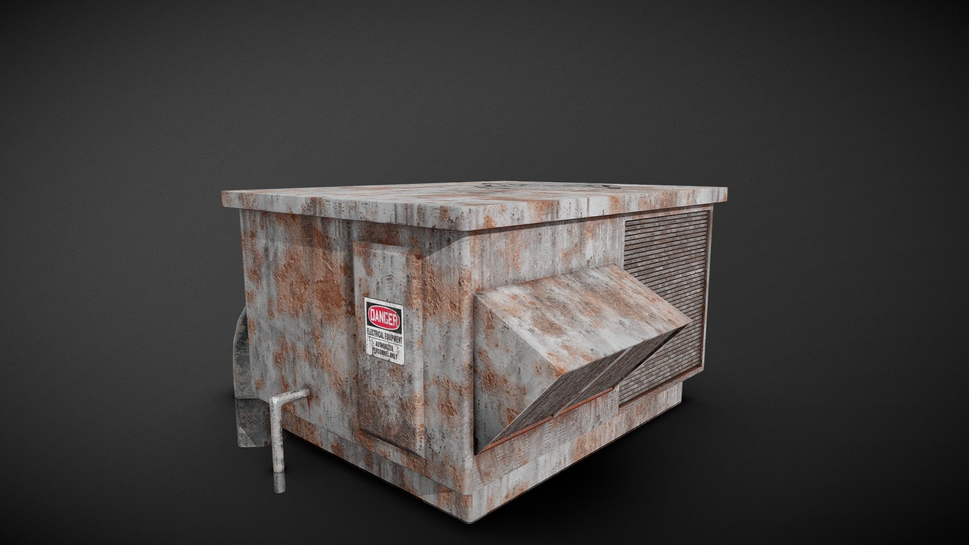 Rusted Rooftop AC Unit - Buy Royalty Free 3D model by Jordan F ...
