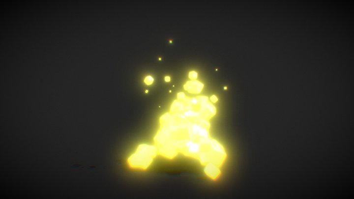 Stylized Fire Animation Perfect Loop