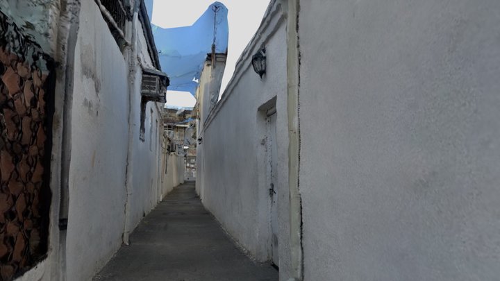 An alley (dalan) in Forshtat, Baku 3D Model