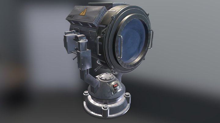 Searchlight Prop 3D Model