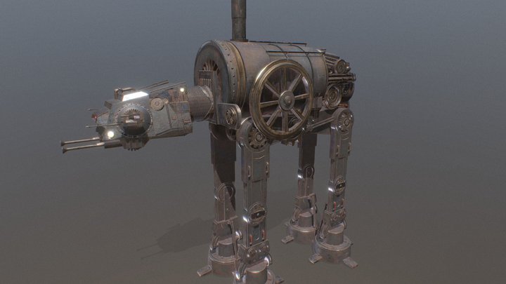 ATAT Steampunk 3D Model