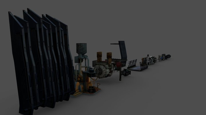 Black mesa laboratory 1 3D Model