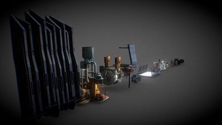 Black mesa laboratory 1 3D Model