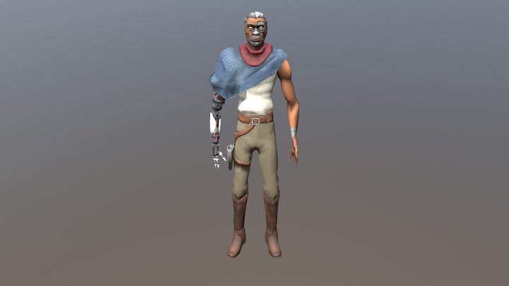 Cowboy 3D Model