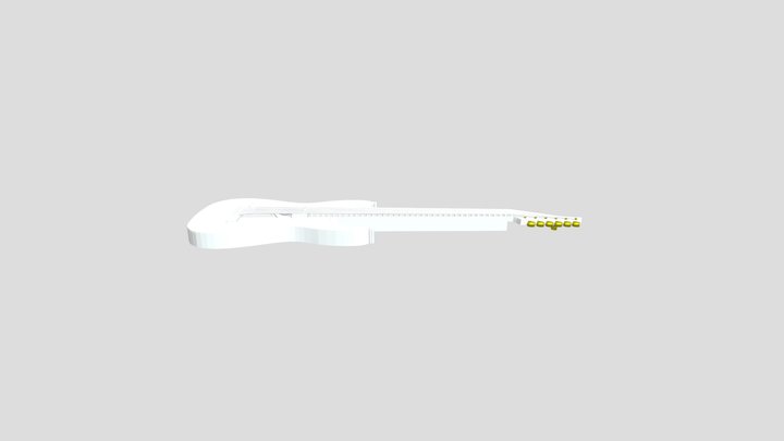GUITAR//Gitara 3D Model