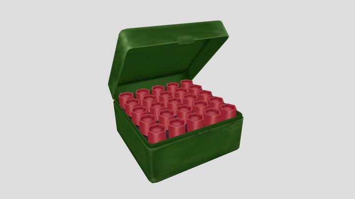 PSX Shotgun Shell Box 3D Model
