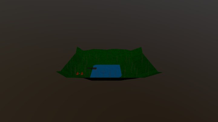 Camp Crystal Lake 3D Model
