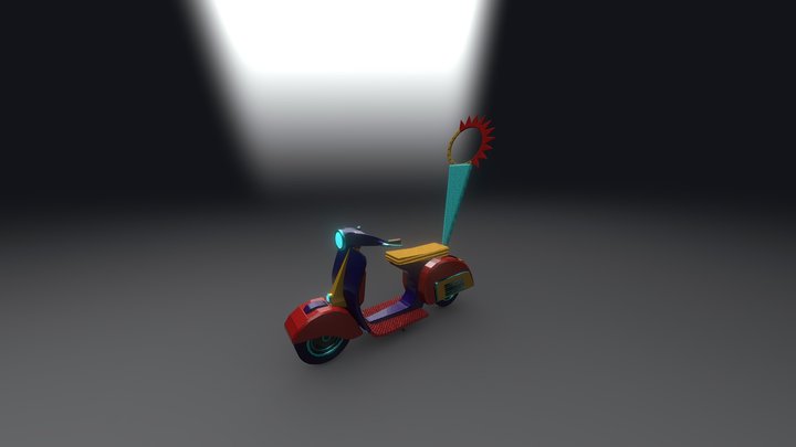 Vespa 3D Model