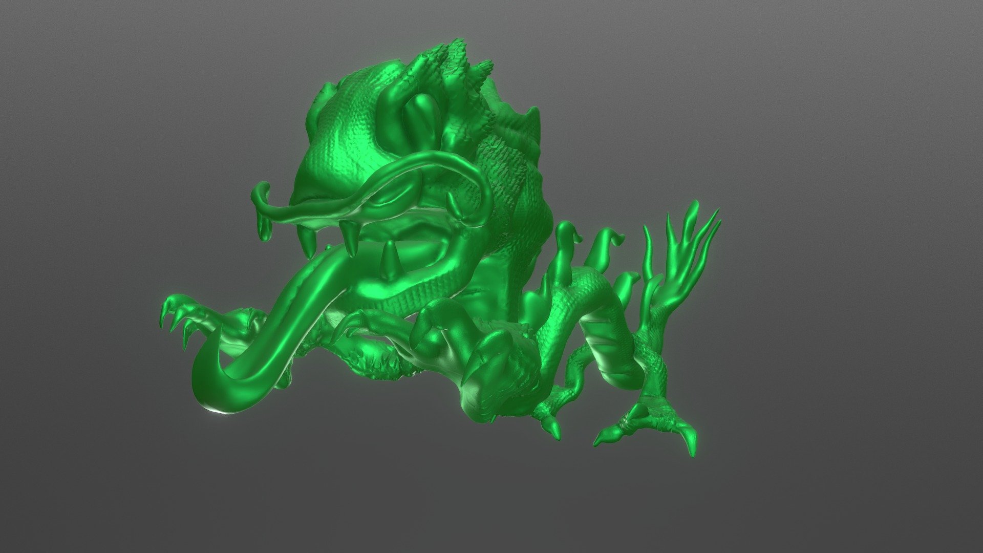 #SculptJanuary18 DAY 26 Dragon - 3D model by TommyNom [0ad7045] - Sketchfab