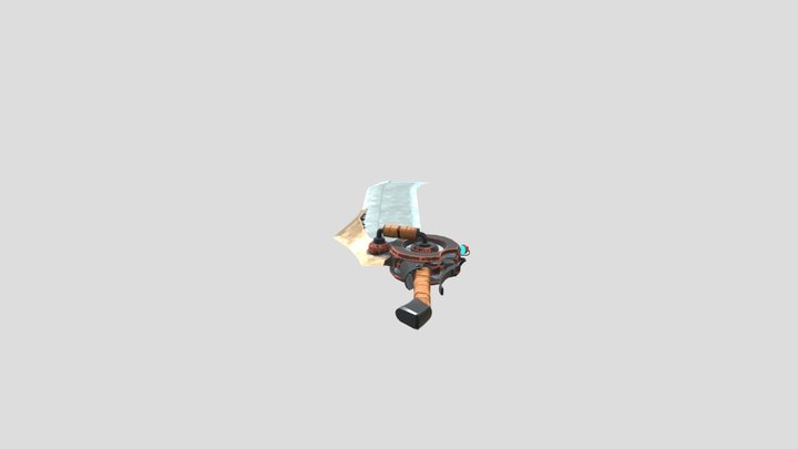 Hardsurface Sword 3D Model