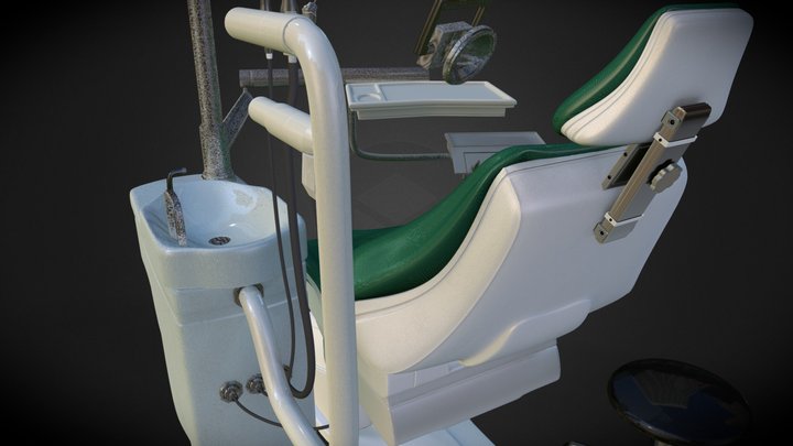 Dentist Chair Bake 3D Model