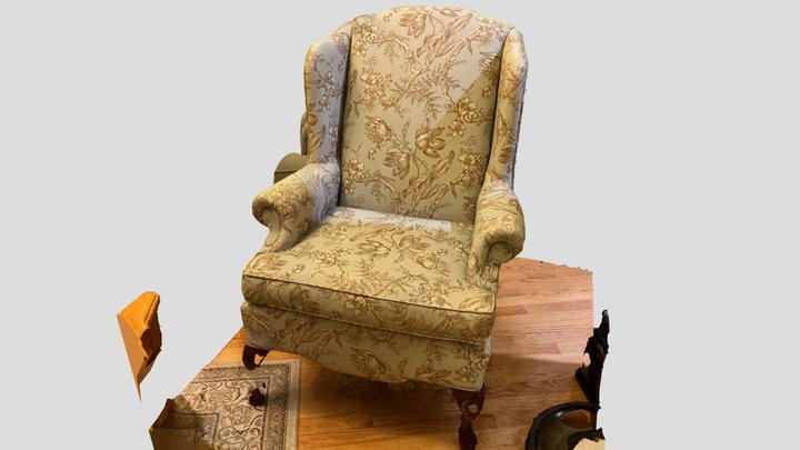 Sofa Chair Scan 3D Model